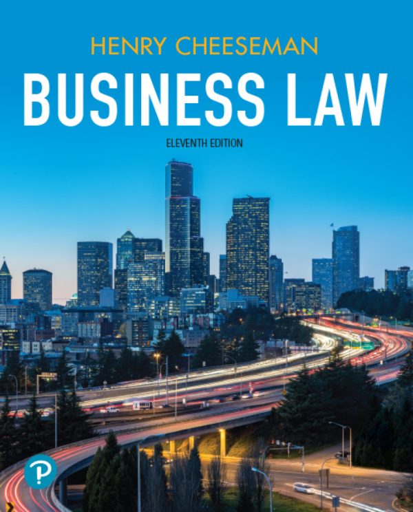 Business Law 11th Edition by Cheeseman Test Bank