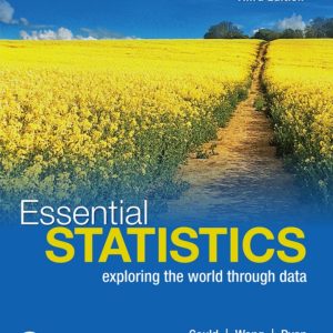 Essential Statistics 3rd Edition by Gould SOLUTION MANUAL