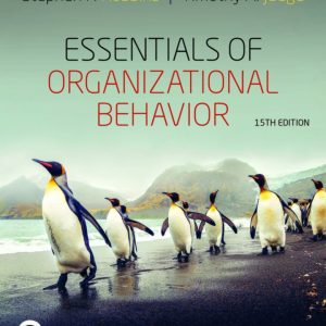 Essentials of Organizational Behavior 15th Edition by Robbins Solution Manual