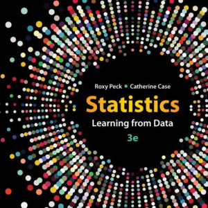 Statistics Learning from Data 3rd Edition by Peck Test Bank