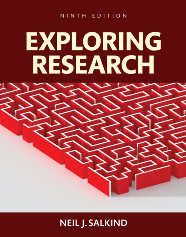 Exploring Research 9th Edition by Salkind TEST BANK