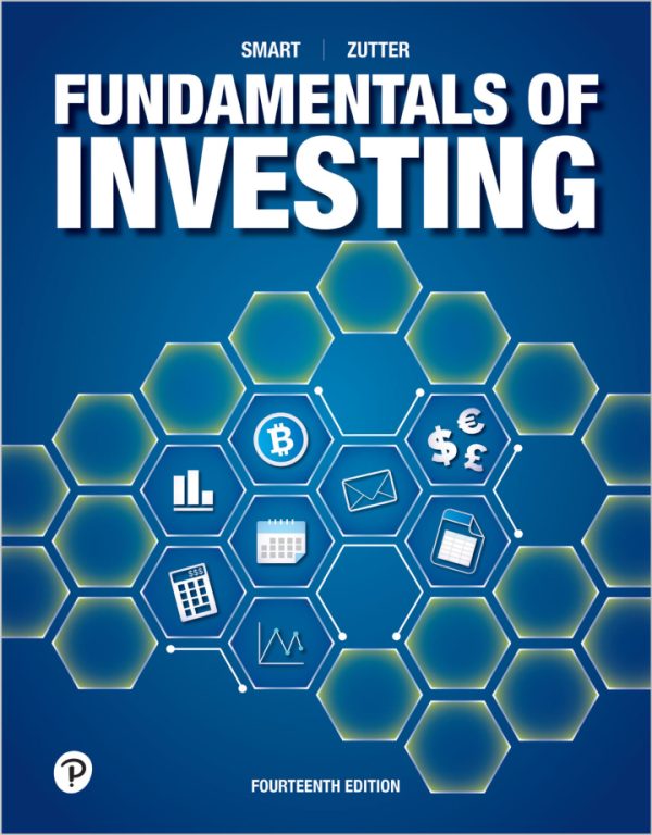 Fundamentals of Investing 14th Edition by Smart SOLUTION MANUAL