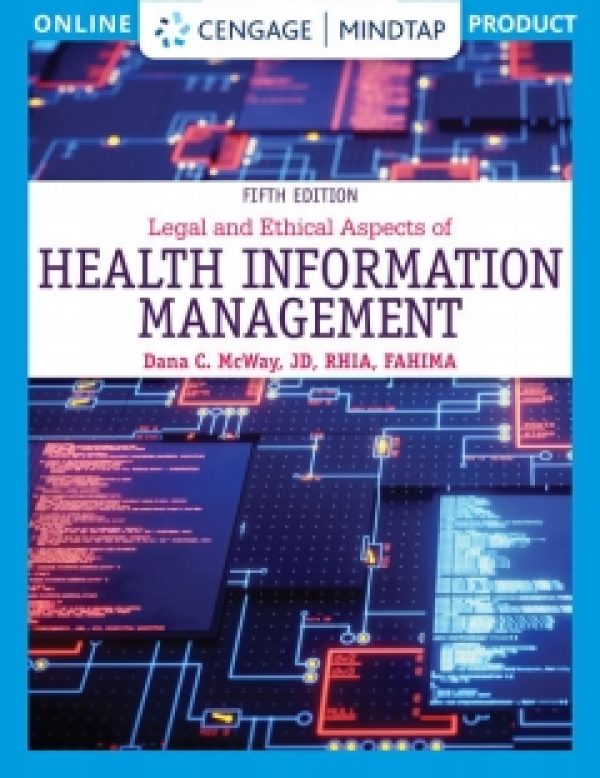 Legal and Ethical Aspects of Health Information Management 5th Edition by McWay TEST BANK
