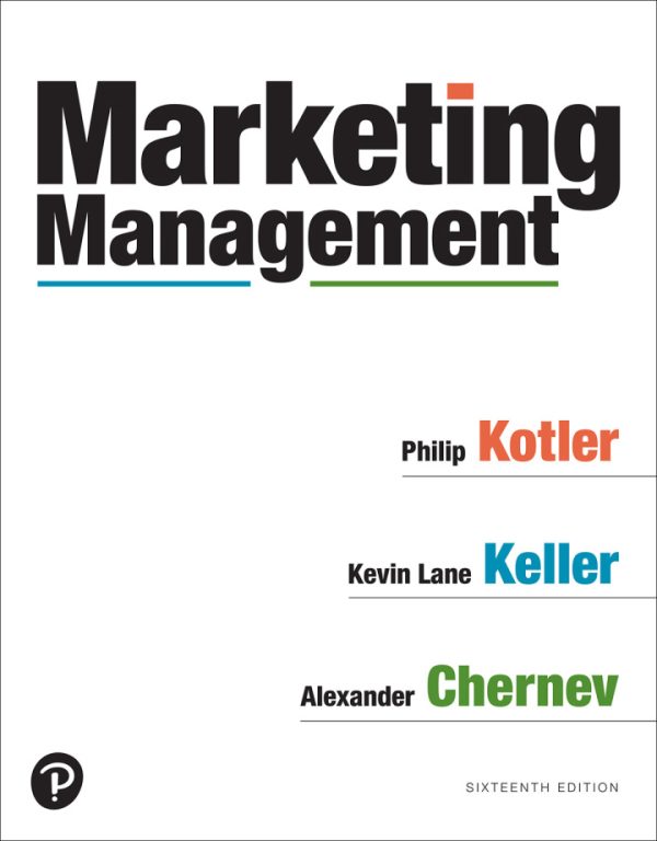 Marketing Management 16th Edition by Kotler Solution Manual