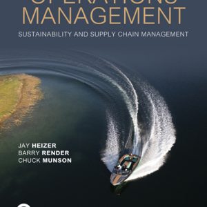 Operations Management Sustainability and Supply Chain Management 14th Edition Heizer SOLUTION MANUAL