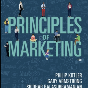 Principles of Marketing 19th Edition Kotler TEST BANK