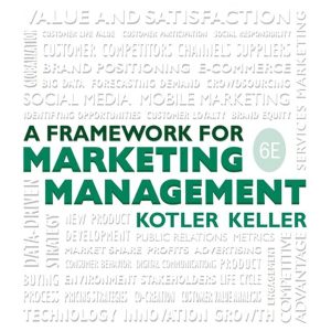 A Framework for Marketing Management 6th Edition by Kotler TEST BANK
