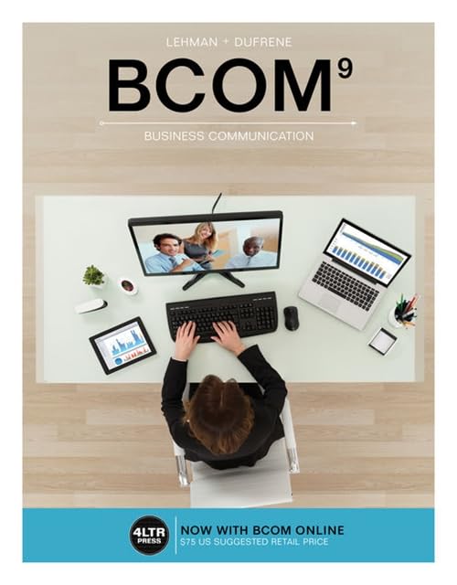 BCOM 9th Edition by Lehman Test Bank