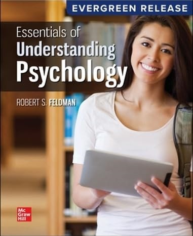 Essentials of Understanding Psychology 14th Edition by Feldman Test Bank