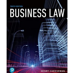 Business Law 10th Edition by Cheeseman Solution Manual