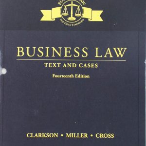 Business Law Text and Cases 14th Edition by Clarkson Test Bank